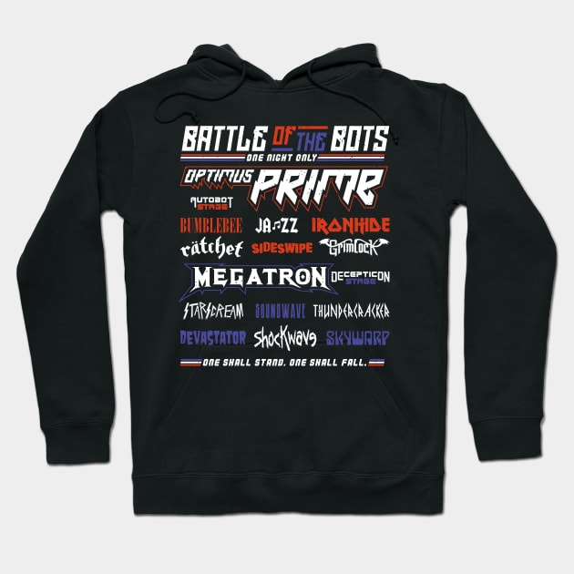 Battle of the Bots - Transformers Festival Hoodie by RetroReview